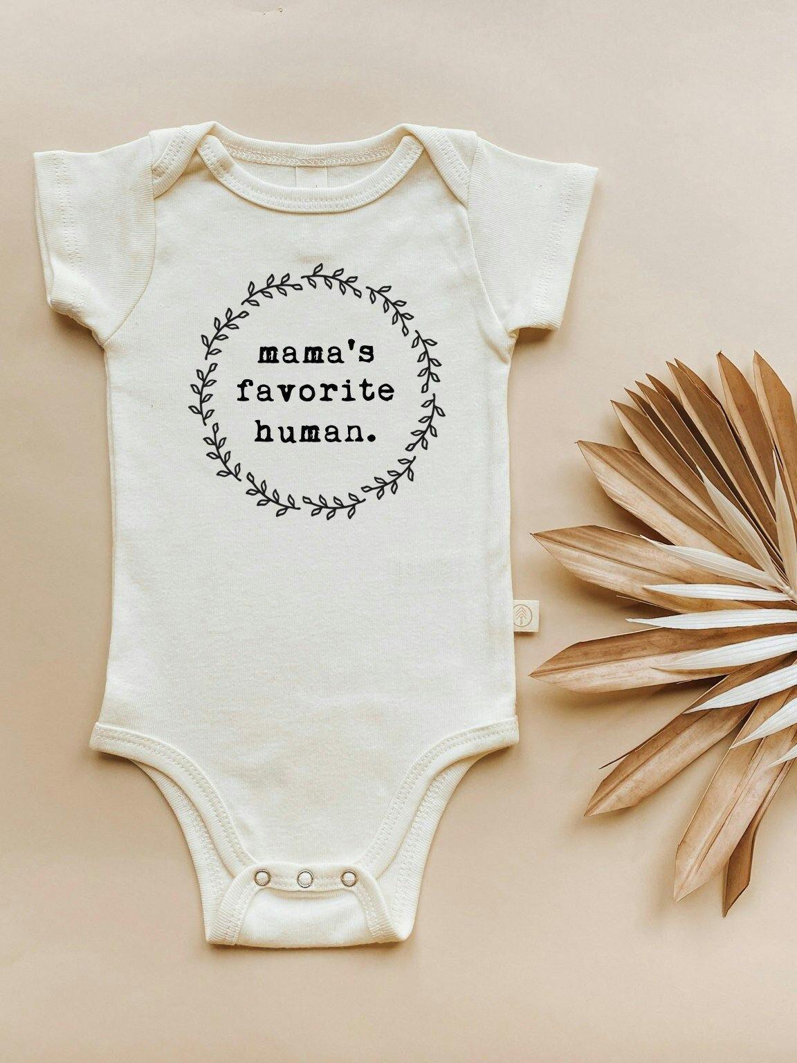 Mama’s Favorite Human Organic Baby Bodysuit by Tenth and Pine