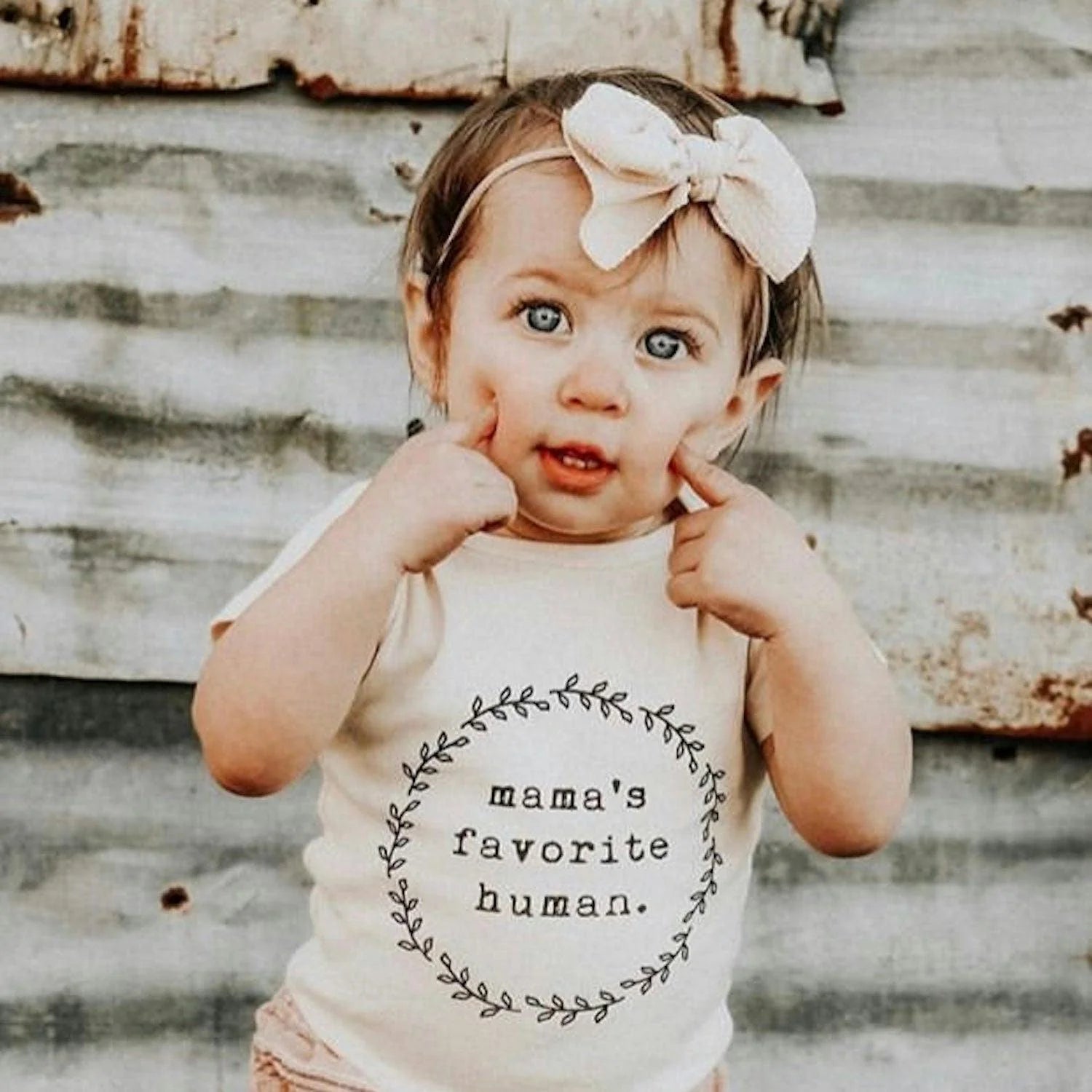 Mama’s Favorite Human Organic Baby Bodysuit by Tenth and Pine
