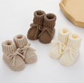 Hand knit baby booties (0-6 months)