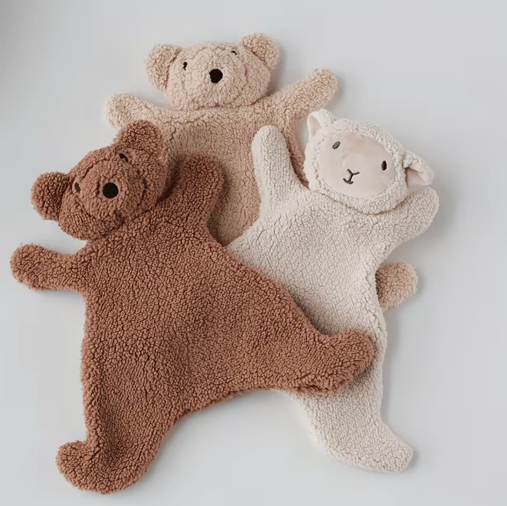 Floppy baby snuggle (bear(s) and lamb)