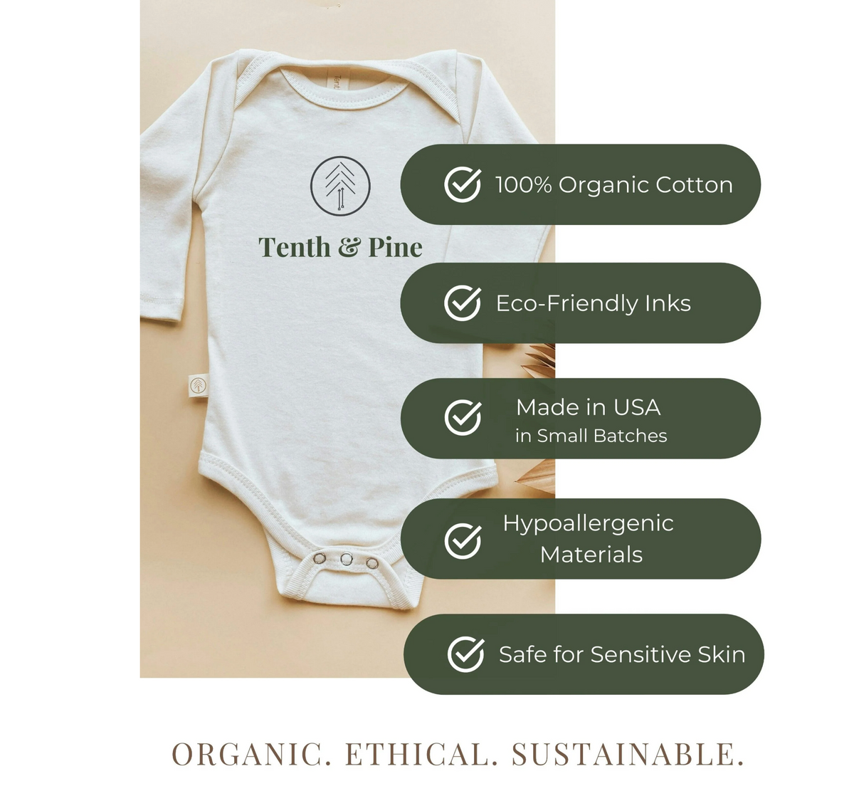 Auntie is my Bestie Organic Baby Bodysuit