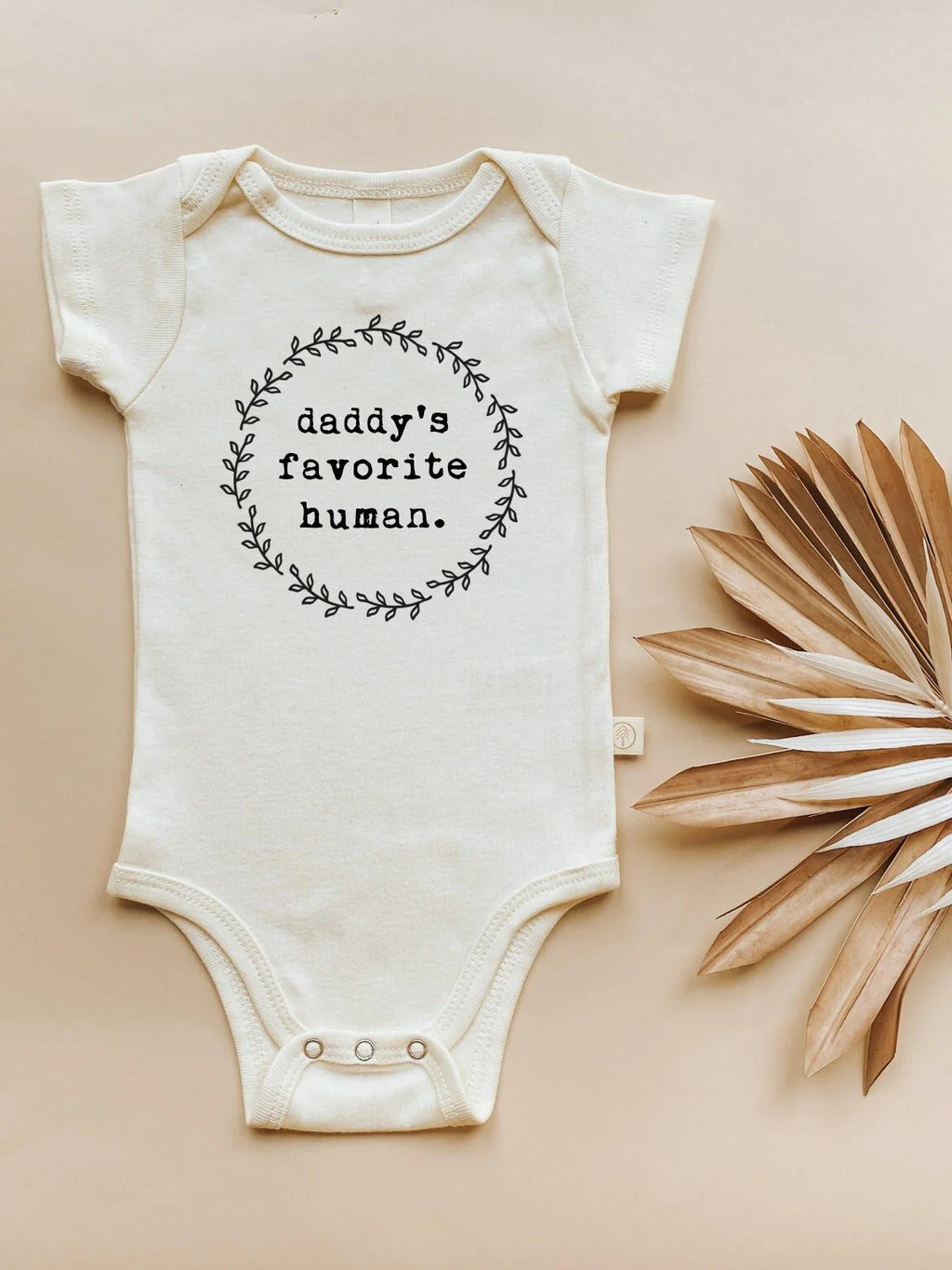 Daddy's Favorite Human Organic Baby Bodysuit by Tenth and Pine